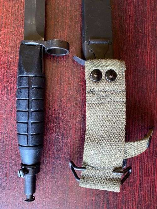 Commercial Version of the Eickhorn-made Swedish AK4 Bayonet, Based on the West German G3 Bayonet