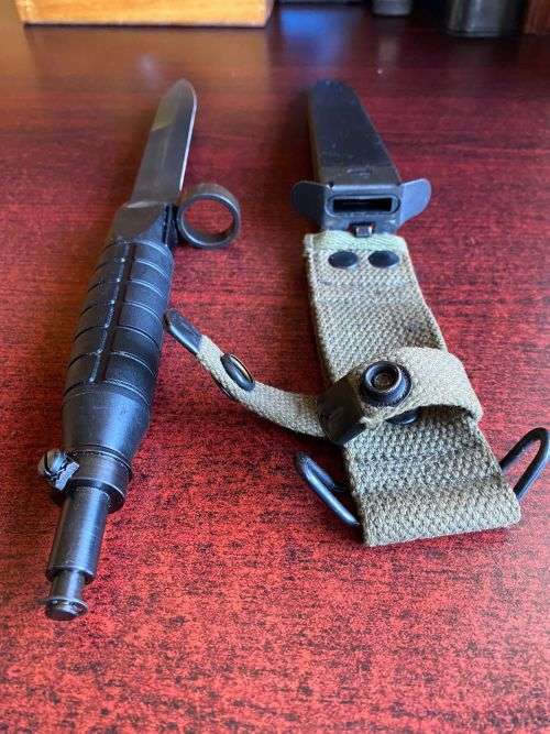 Commercial Version of the Eickhorn-made Swedish AK4 Bayonet, Based on the West German G3 Bayonet