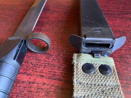 Commercial Version of the Eickhorn-made Swedish AK4 Bayonet, Based on the West German G3 Bayonet