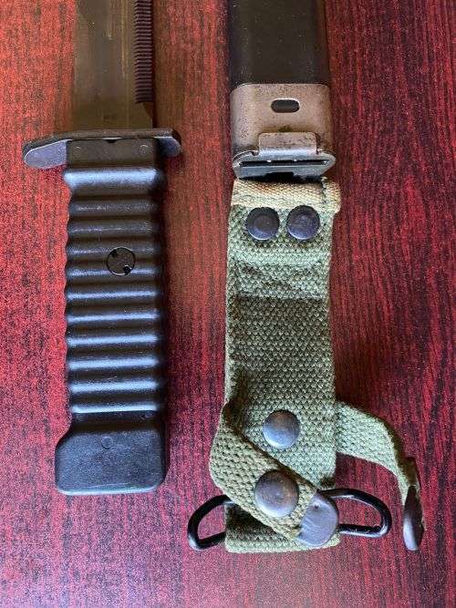 German KCB 77M1 Style Combat Knife - Blade patterned after Russian AKM bayonet