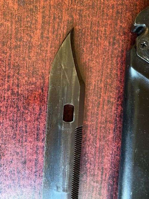 German KCB 77M1 Style Combat Knife - Blade patterned after Russian AKM bayonet