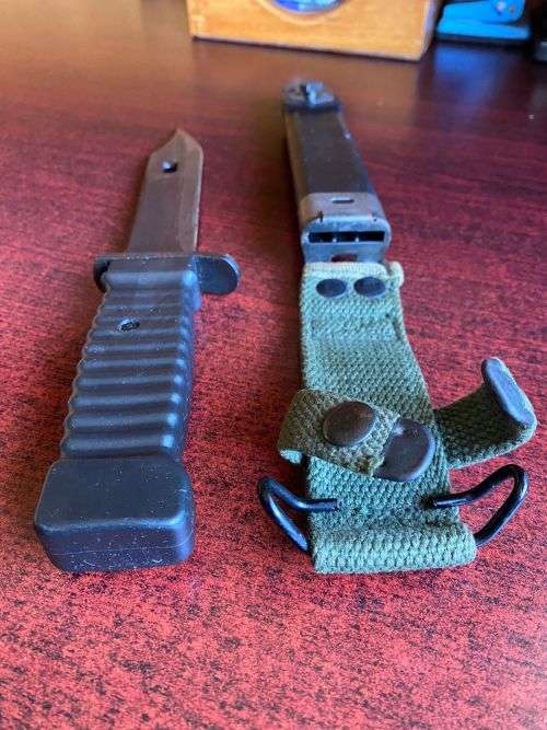 German KCB 77M1 Style Combat Knife - Blade patterned after Russian AKM bayonet
