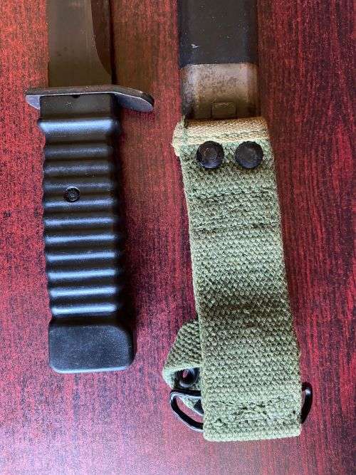 German KCB 77M1 Style Combat Knife - Blade patterned after Russian AKM bayonet