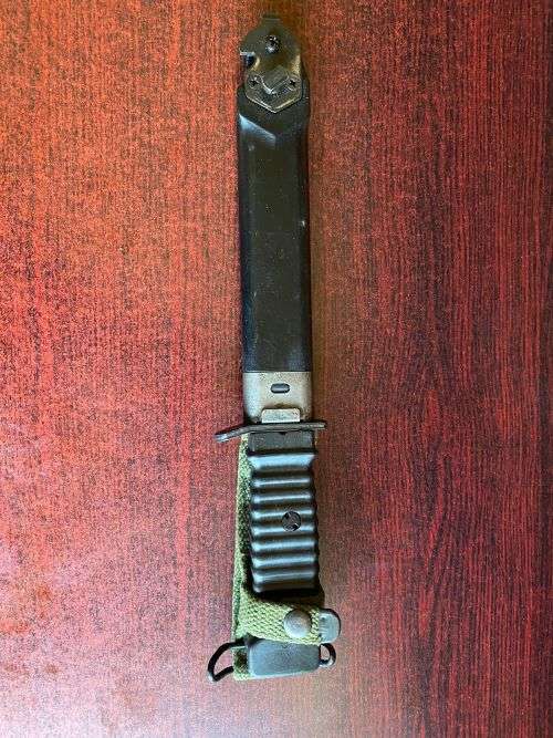 German KCB 77M1 Style Combat Knife - Blade patterned after Russian AKM bayonet