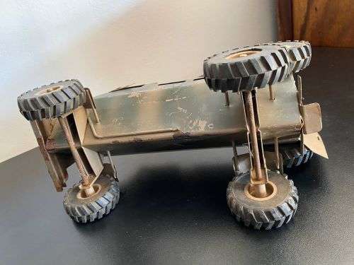EARLY BORDER WAR PERIOD MADE-STRIKE CASPER-MEASURES LENGTH 33CM-WIDTH 15 CM -HEIGHT 14,5 CM
