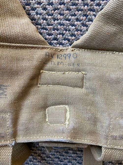 PATENT 63,RHODESIAN SKELETON KIT,KIDNEY POUCHES/WEBBING BELT/2X AMMO POUCHES,PADDED YOKE,MARKINGS ON