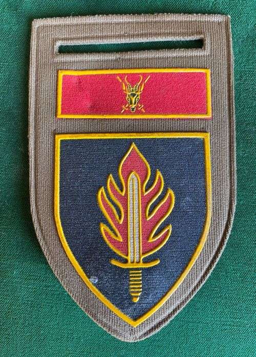 INTELLIGENCE SCHOOL WITH CHIEF OF THE ARMY COMMAND BAR-TUPPER FLASH-ONE PIN