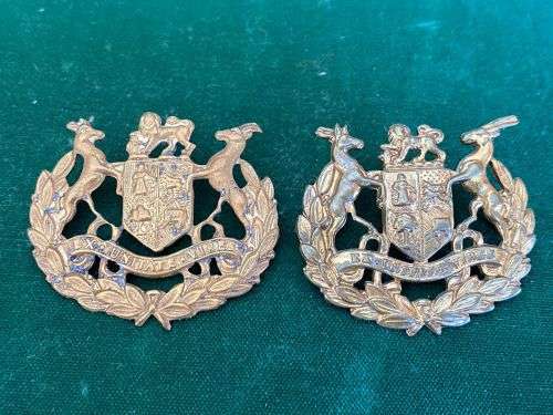 SERGEANT MAJOR CLASS 1 RANK BADGES-WORN 1960`S-1970`S-LUGS + PINS INTACT