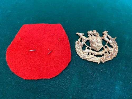 SERGEANT MAJOR CLASS 1 RANK BADGES-WORN 1960`S-1970`S-LUGS + PINS INTACT