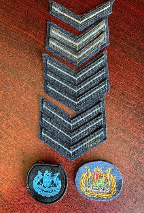 SAAF RANKS-WORN 1970`S-2002