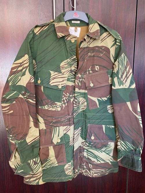 RHODESIAN CAMO JACKET-THIS ITEM IS NEW-UNWORN AND IN EXCELLENT CONDITION-SIZE 2,WHICH IS LARGE-LABEL