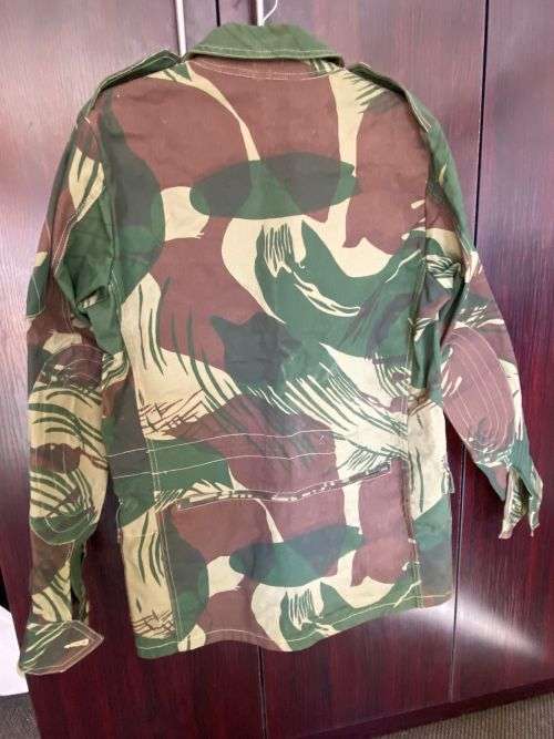 RHODESIAN CAMO JACKET-THIS ITEM IS NEW-UNWORN AND IN EXCELLENT CONDITION-SIZE 2,WHICH IS LARGE-LABEL