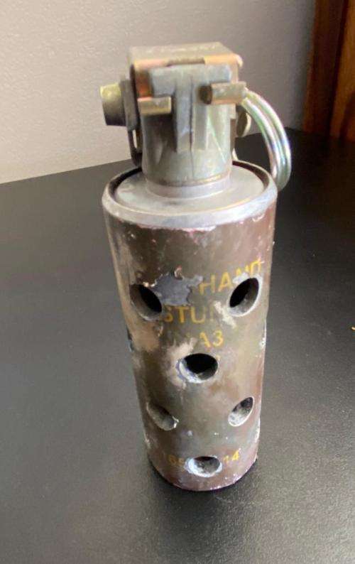 STUN GRENADE-USED -INERT