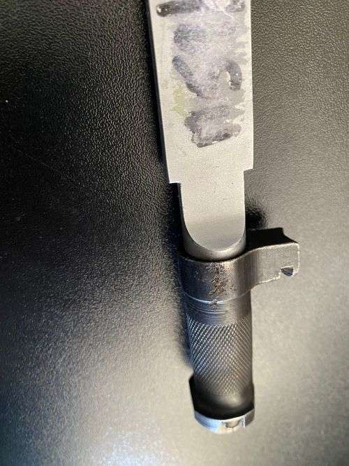 CHINESE TYPE 56 RIFLE BAYONET-SIMILAR TO THE TYPE 56 CARBINE,BUT DO NOT HAVE A MUZZLE RING-OVERALL L