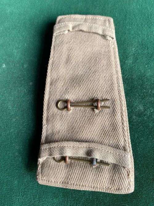 LIEUTENANT RANK SLIP ON-WORN 1912-1950`S