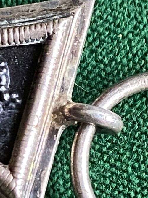 WW1 IMPERIAL GERMANY IRON CROSS EK2 KO MARKING ON RING,MOUNTED WITH HINDENBURG COMBATANTS-MEDAL-GUAR