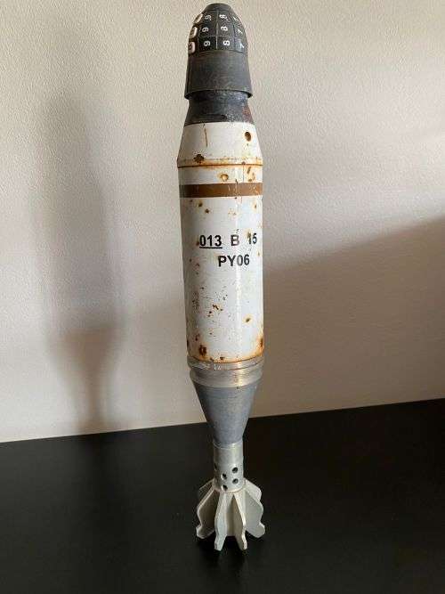 SADF 60MM ILLUMINATION MORTAR WITH PROXIMITY SETTING-HEIGHT 40CM-FFE-INERT