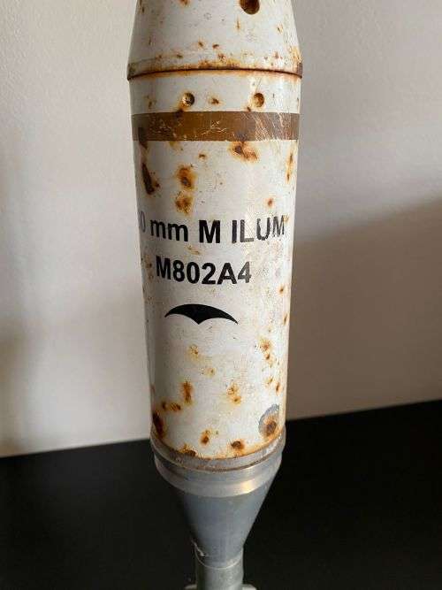 SADF 60MM ILLUMINATION MORTAR WITH PROXIMITY SETTING-HEIGHT 40CM-FFE-INERT
