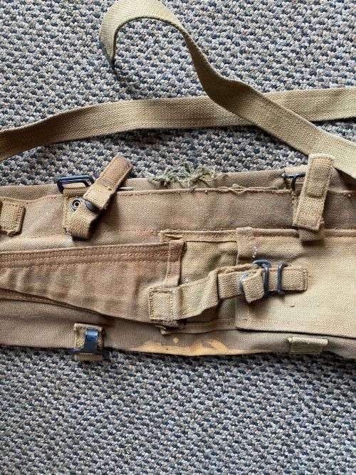 RHODESIAN PATTERN 63 WEBBING GROUND SHEET COVER