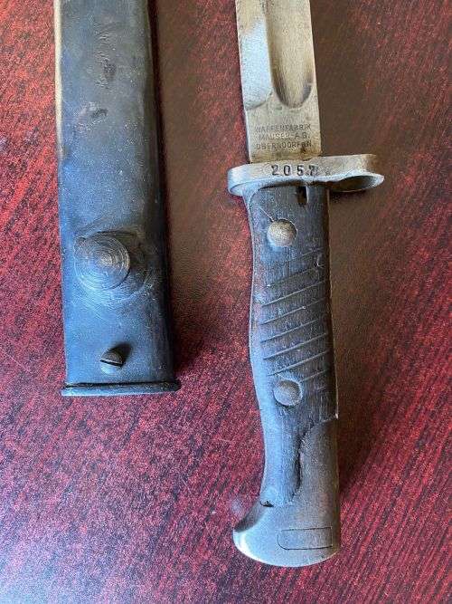 GERMAN MODEL S71/84 BAYONET WITH THE SAWTEETH GROUND OFF AS ORDERED BY THE GERMAN ARMY IN 1917-OVERA