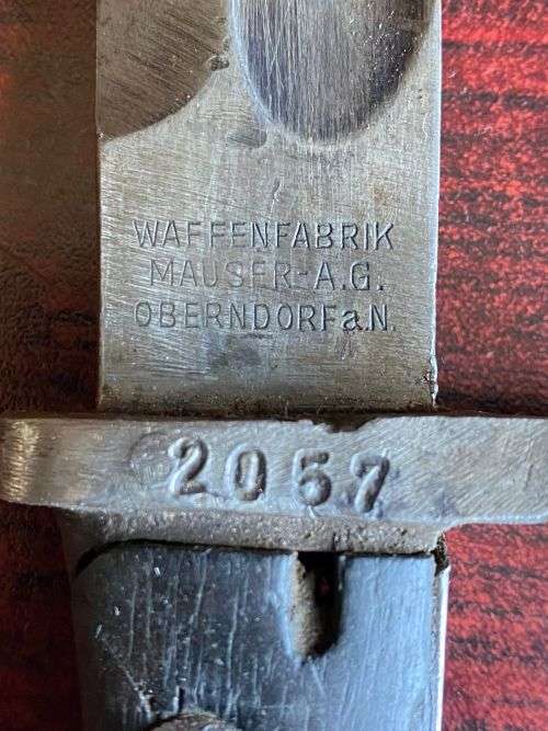 GERMAN MODEL S71/84 BAYONET WITH THE SAWTEETH GROUND OFF AS ORDERED BY THE GERMAN ARMY IN 1917-OVERA