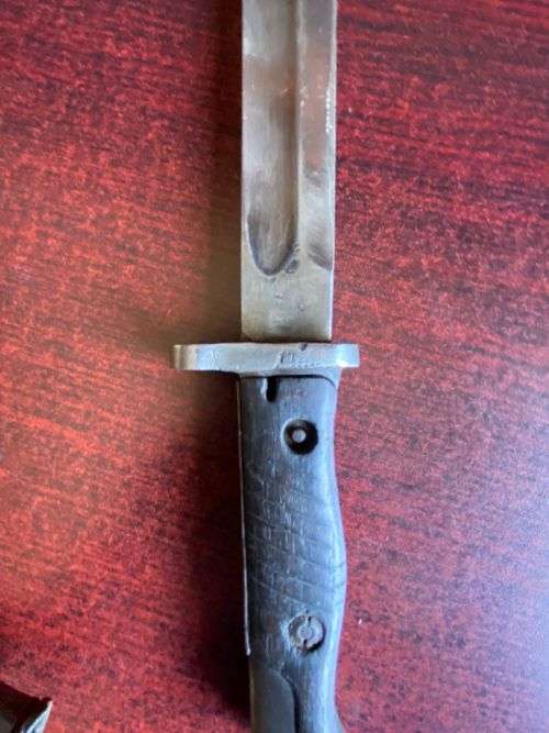 GERMAN MODEL S71/84 BAYONET WITH THE SAWTEETH GROUND OFF AS ORDERED BY THE GERMAN ARMY IN 1917-OVERA