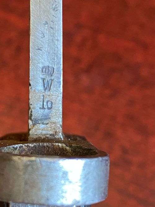 GERMAN MODEL S71/84 BAYONET WITH THE SAWTEETH GROUND OFF AS ORDERED BY THE GERMAN ARMY IN 1917-OVERA