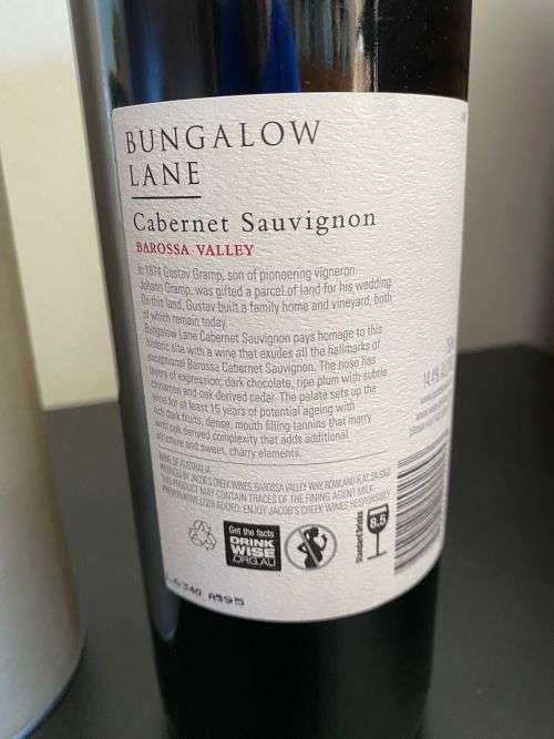 2013 JACOBS CREEK RESERVE CABERNET SAUVIGNON
