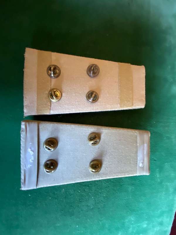 SA ARMY RANK BOARD,SLIP ONS FOR COMMANDANT-WORN 1970`S-1996