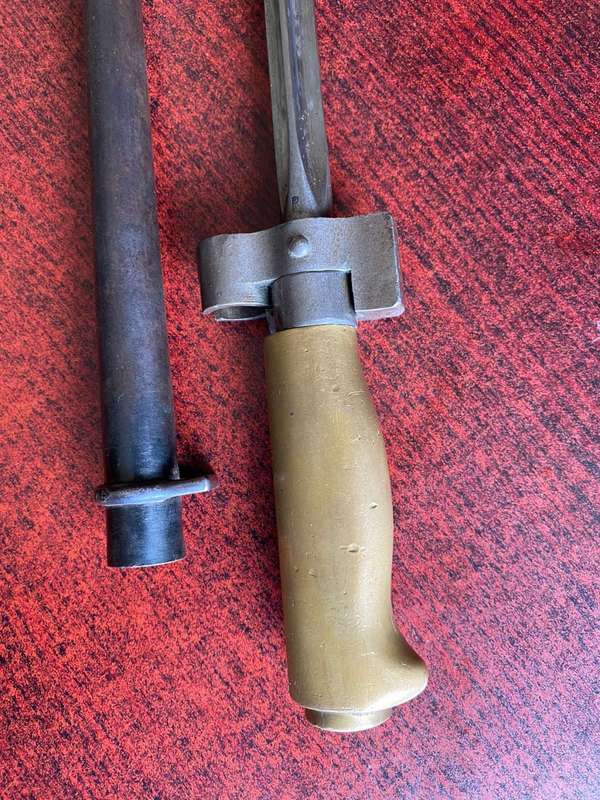 FRENCH MODEL 1886/93 BAY0NET-LEBEL SERIES-ALSO USED 1907/15-BECAUSE OF THE MARKINGS THIS SPESIFIC BA