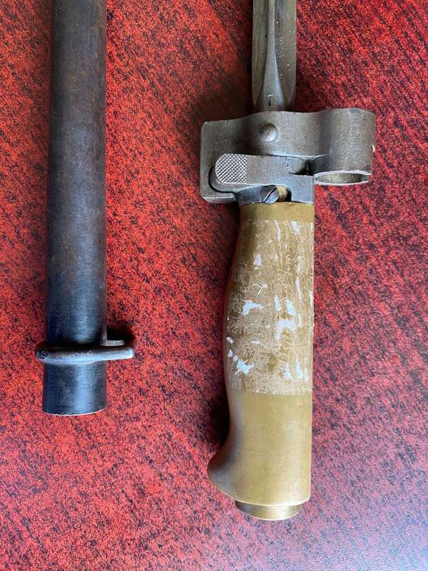 FRENCH MODEL 1886/93 BAY0NET-LEBEL SERIES-ALSO USED 1907/15-BECAUSE OF THE MARKINGS THIS SPESIFIC BA