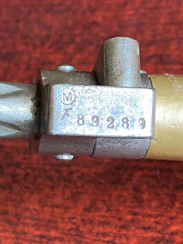 FRENCH MODEL 1886/93 BAY0NET-LEBEL SERIES-ALSO USED 1907/15-BECAUSE OF THE MARKINGS THIS SPESIFIC BA