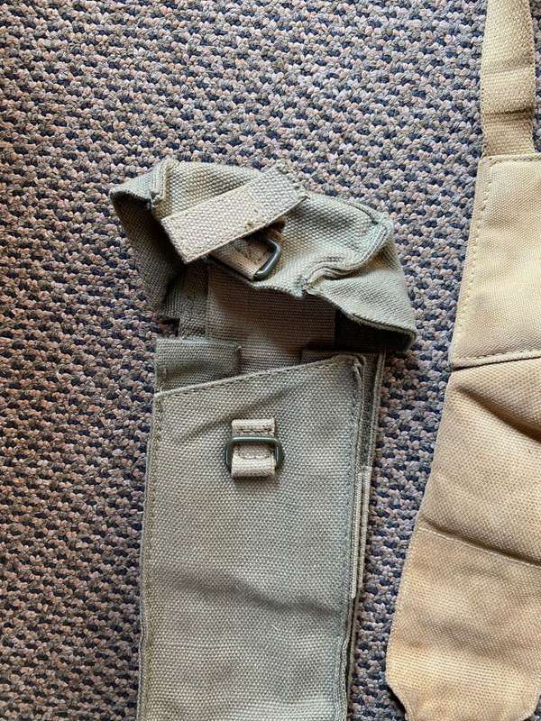 RHODESIAN PATTERN 63 AMMO POUCH AND YOKE-SOLD TOGETHER