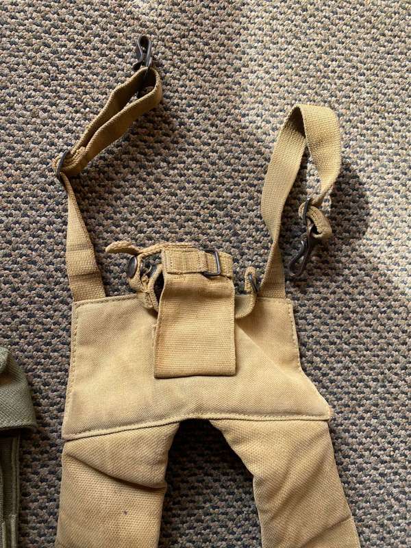 RHODESIAN PATTERN 63 AMMO POUCH AND YOKE-SOLD TOGETHER