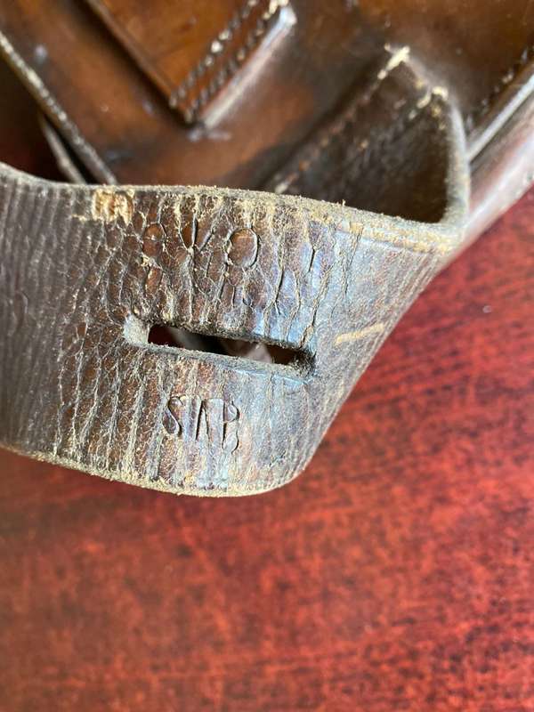 SADDLE POUCHES C111G-MARKINGS FOR CAPE COLONIAL GOVERNMENT-PRE 1910-USED BY THE CAPE MOUNTED POLICE