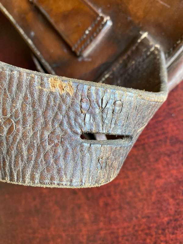 SADDLE POUCHES C111G-MARKINGS FOR CAPE COLONIAL GOVERNMENT-PRE 1910-USED BY THE CAPE MOUNTED POLICE