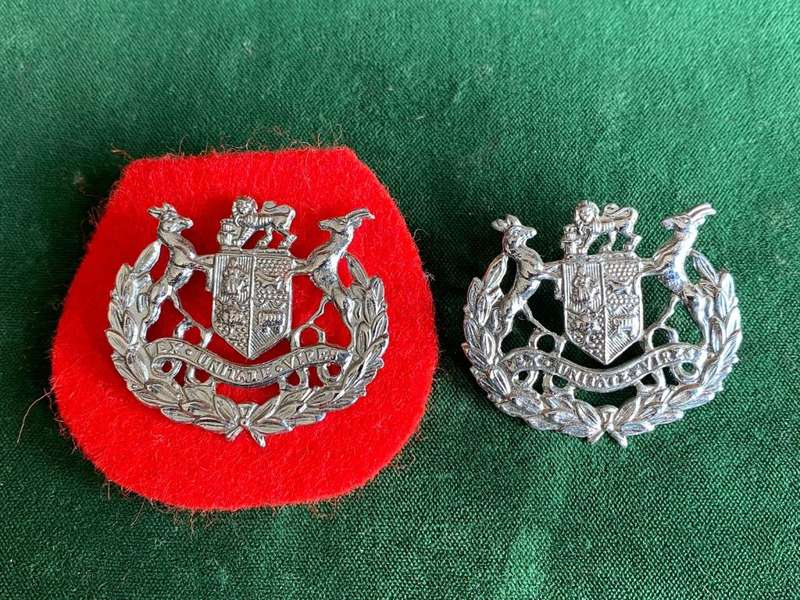 SERGEANT MAJOR CLASS 1 OFFICE DRESS RANK PAIR-1970`S-2002-PINS COMPLETE