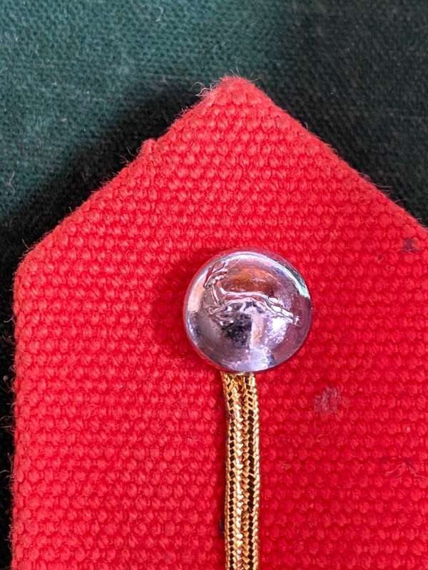 ARMY SENIOR OFFICERS,STAFF QUALIFIED GORGET PATCH- APPROVED IN 1978