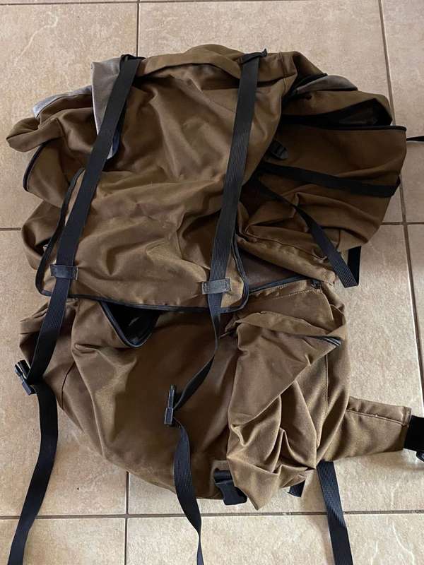 SADF PERIOD PATTERN 83 LARGE BACK PACK-GOOD AND COMPLETE CONDITION-SOLD WITHOUT THE H-FRAME
