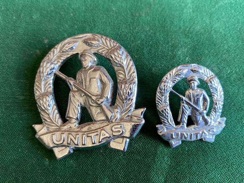 SA COMMANDOS,CHROME CAP AND ONE COLLAR-WORN POST 1970`S-MISSING LUGS ON CAP