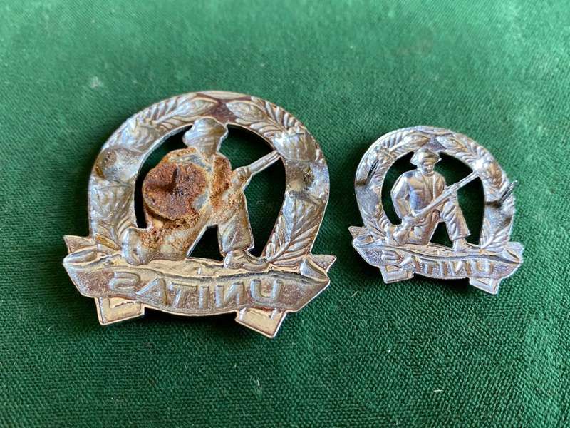 SA COMMANDOS,CHROME CAP AND ONE COLLAR-WORN POST 1970`S-MISSING LUGS ON CAP