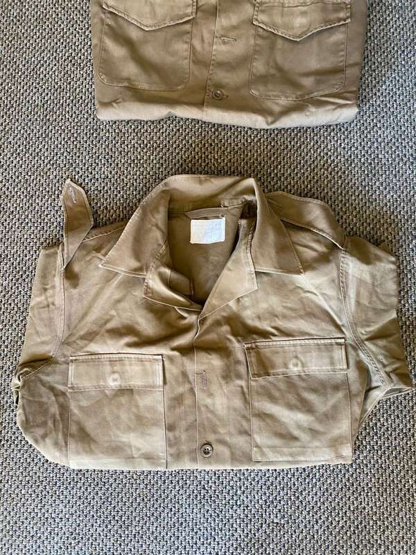 SADF PERIOD NUTRIA SHIRTS-2X LONG SLEEVE-SIZE MEDIUM TO LARGE-1X SHORT SLEEVE-SIZE SMALL
