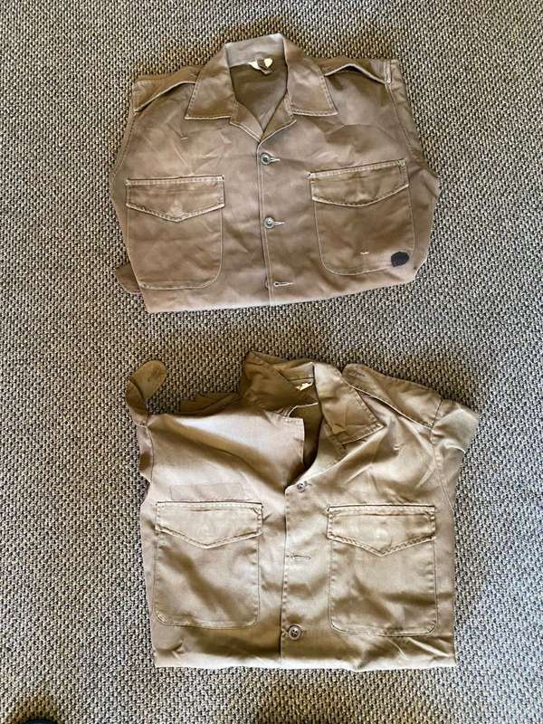 SADF PERIOD NUTRIA SHIRTS-2X LONG SLEEVE-SIZE MEDIUM TO LARGE-1X SHORT SLEEVE-SIZE SMALL