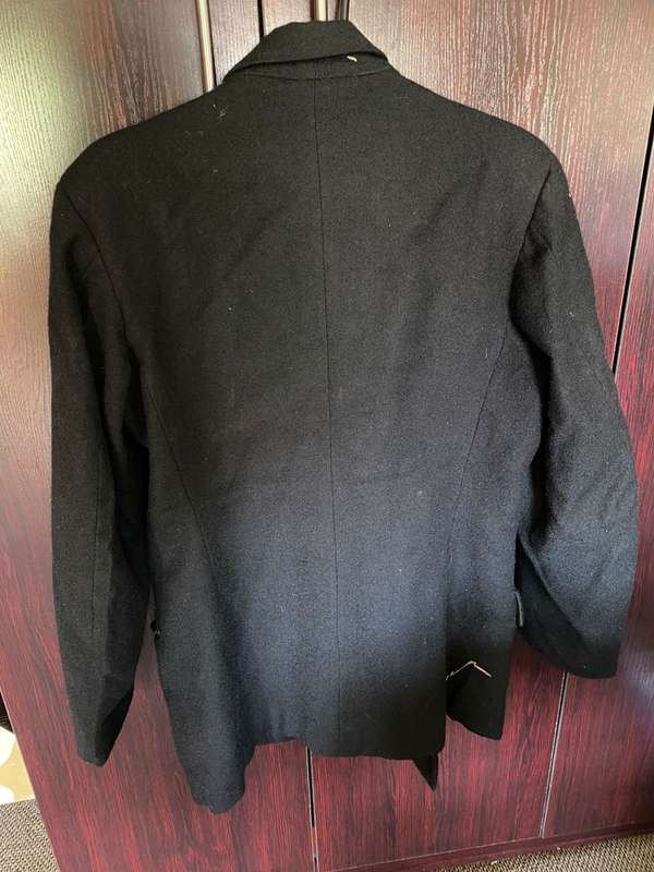 SA NAVY WINTER UNIFORM TUNIC JACKET FOR RADAR OPERATOR-SIZE MEDIUM-MEASURES 55 CM ARMPIT TO ARMPIT