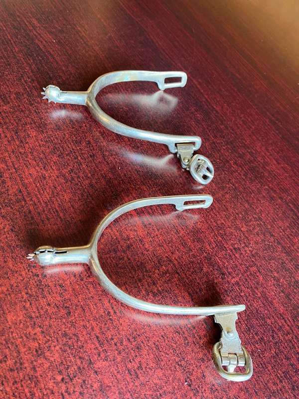 RHODESIA BSAP HORSE SPUR MADE IN ENGLAND BY NEVER RUST-NEVER USED