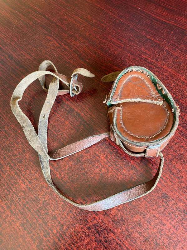 LEATHER COMPASS HOLDER