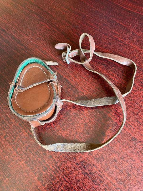 LEATHER COMPASS HOLDER
