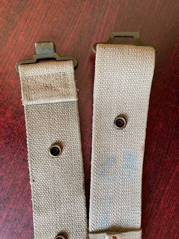 SADF BORDER WAR PERIOD WEBBING BELT -PATTERN 73-EXTENDED LENGTH 115 CM