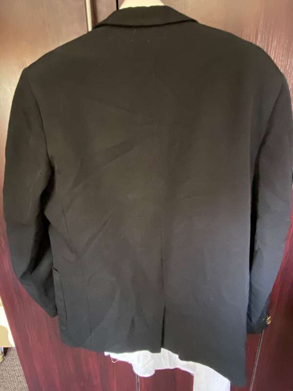 MOTHS JACKET- SIZE MEDIUM-MEASURES 50 CM ARMPIT TO ARMPIT-SOLD WITH SHIRT