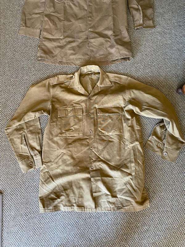 SADF LONG SLEEVE SHIRT-SIZE LARGE- 2 SOLD TOGETHER- USED BUT GOOD